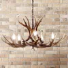 Jonathan Y Eldora 30" Adjustable Resin Antler 5-light Led Chandelier