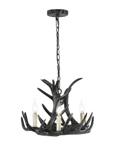 Jonathan Y Eldora Chandelier In Black