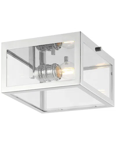 Jonathan Y Eleanor Flush Mount In Silver