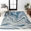 Jonathan Y Eleni Contemporary Glam Abstract Marble Area Rug