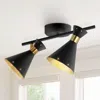 Jonathan Y Elroy 18.25" 2-light Iron Retro Contemporary Led Track Light