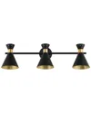 Jonathan Y Elroy 3-light Led Track Light In Black
