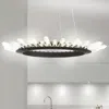 Jonathan Y Elsa 24" Adjustable Integrated Led Modern Crystal Pendant