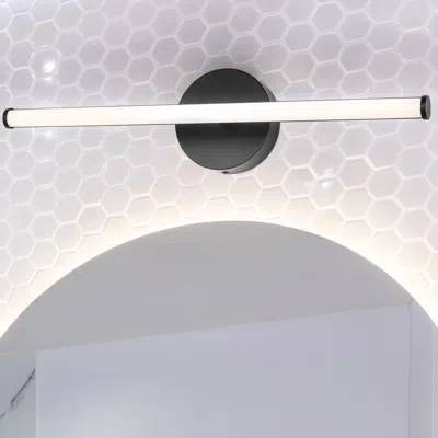 Jonathan Y Emerson 20.25" 1-light Modern Industrial 360-degree Rotatable Aluminum Integrated Led Vanity Light