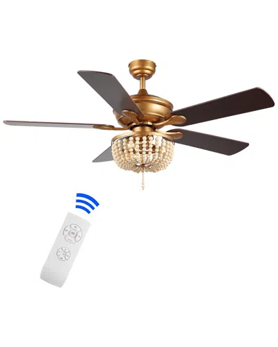 Jonathan Y Erin Ceiling Fan In Black
