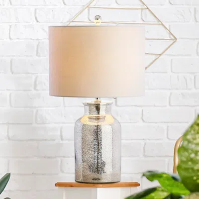 Jonathan Y Esmee 24.5" Mercury Glass Led Table Lamp In Multi