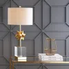 Jonathan Y Estelle 32" Led Metal/crystal Table Lamp
