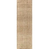 Jonathan Y Estera Hand Woven Boucle Chunky Jute Area Rug In Natural