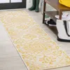 Jonathan Y Estrella Bohemian Medallion Textured Weave Indoor/outdoor Area Rug In Cream/yellow