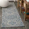 Jonathan Y Estrella Bohemian Medallion Textured Weave Indoor/outdoor Area Rug In Navy/gray