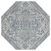 Jonathan Y Estrella Bohemian Medallion Textured Weave Octagon Indoor/outdoor Area Rug In Gray