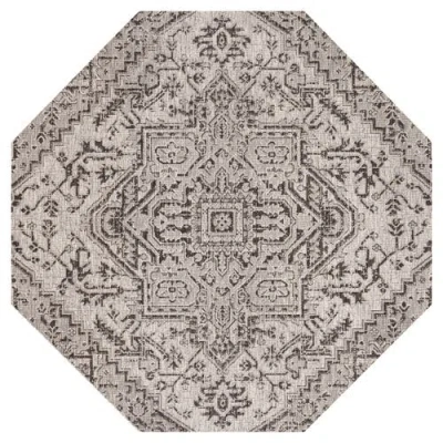 Jonathan Y Estrella Bohemian Medallion Textured Weave Octagon Indoor/outdoor Area Rug