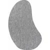 Jonathan Y Evan Modern Rustic Organic Curve Indoor/outdoor Shaped Area Rug In Gray