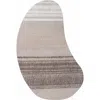 Jonathan Y Evan Modern Rustic Organic Curve Indoor/outdoor Shaped Area Rug In Brown