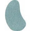 Jonathan Y Evan Modern Rustic Organic Curve Indoor/outdoor Shaped Area Rug In Blue