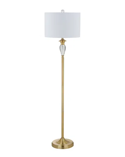 Jonathan Y Evelyn 60in Crystal Metal Led Floor Lamp
