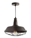 Jonathan Y Farmhouse 14.25in Adjustable Industrial Led Pendant