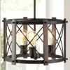 Jonathan Y Ferme 16" 3-light Adjustable Iron Rustic Farmhouse Led Pendant