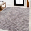 Jonathan Y Finn Modern Farmhouse Pinstripe Indoor/outdoor Area Rug In Dark Gray/blue