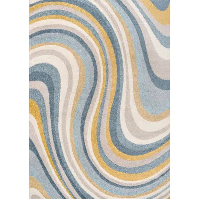 Jonathan Y Flow Abstract Swirl Area Rug In Multi