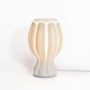 Jonathan Y Flower 13" Tropical Coastal Plant-based Pla 3d Printed Dimmable Led Table Lamp In White