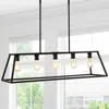 Jonathan Y Floyd 38" 5-light Adjustable Iron Farmhouse Vintage Led Dimmable Pendant
