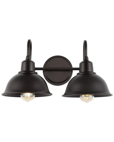 Jonathan Y Frisco 17.25in 2-light Led Vanity In Metallic