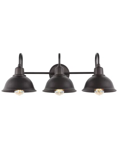 Jonathan Y Frisco 26.5in 3-light Shade Vanity In Metallic