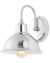 Jonathan Y Frisco 8in 1-light Led Vanity In Silver