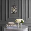 Jonathan Y Gabrielle 8" Metal/crystal Led Pendant