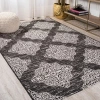 Jonathan Y Galon Filigree Indoor/outdoor Area Rug In Black/ivory