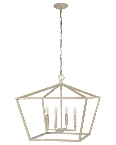 JONATHAN Y JONATHAN Y GATSBY 23IN 4-LIGHT ADJUSTABLE IRON RUSTIC GLAM LED PENDANT