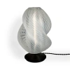 Jonathan Y Gema 13.5" Mid-century Coastal Plant-based Pla 3d Printed Dimmable Led Table Lamp In Light Smoke/black