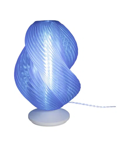 Jonathan Y Gema 3d Table Lamp In Blue