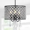 Jonathan Y Gigi 13" Metal/crystal Adjustable Led Drop Chandelier