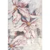 Jonathan Y Giglio Modern Botanical Flower Area Rug In Pink/gray