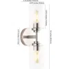 Jonathan Y Giles 2-light Farmhouse Industrial Iron Cylinder Led Sconce In Nickel