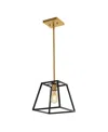 Jonathan Y Girard 9.25" 1-light Farmhouse Industrial Iron Led Pendant