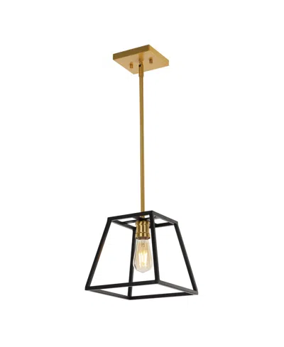 Jonathan Y Girard 9.25" 1-light Farmhouse Industrial Iron Led Pendant