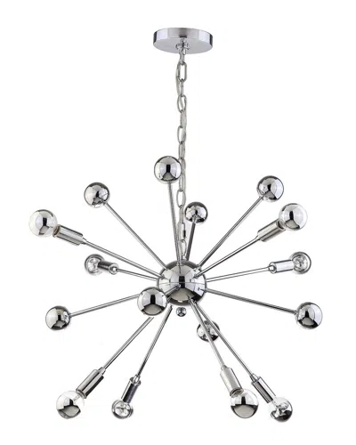 Jonathan Y Glenn 8-light 22.5in Metal Sputnik-style Led Chandelier In Multi