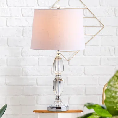 Jonathan Y Graham 27" Crystal Led Table Lamp In Neutral