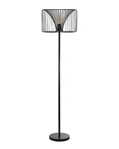 Jonathan Y Gridley 61in Metal Led Floor Lamp In Black