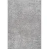 Jonathan Y Groovy Solid Shag Area Rug In Gray