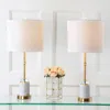 Jonathan Y Harper 27" Marble/crystal Led Table Lamp (set Of 2)