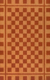 Jonathan Y Harper Classic Farmhouse Checkerboard Coir Indoor/outdoor Area Rug In Brown