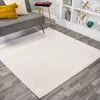Jonathan Y Haze Solid Low-pile Area Rug In Beige/ecru
