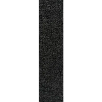 Jonathan Y Haze Solid Low-pile Area Rug In Black