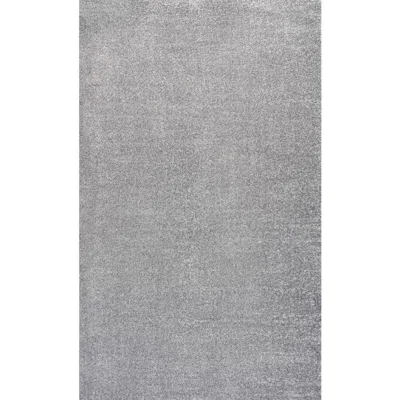 Jonathan Y Haze Solid Low-pile Area Rug In Gray