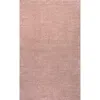 Jonathan Y Haze Solid Low-pile Area Rug In Pink