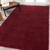 Jonathan Y Haze Solid Low-pile Area Rug In Red/vermillion